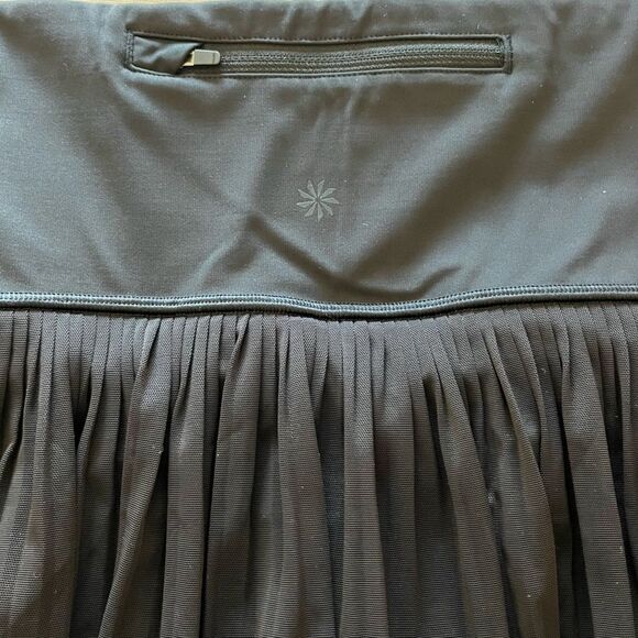 Athleta A Game Pleated Mesh Skort - Picture 5 of 6